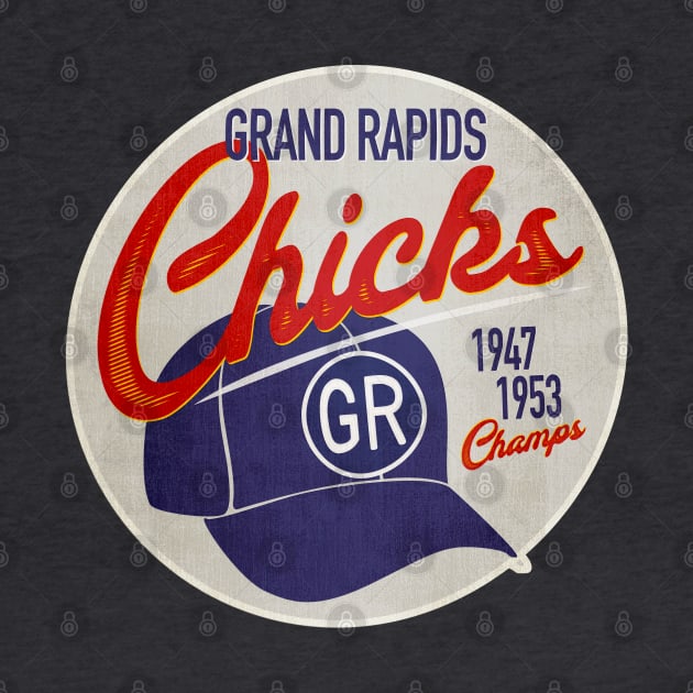 Grand Rapids Chicks • AAGPBL Hat • Grand Rapids, Michigan by The MKE Rhine Maiden